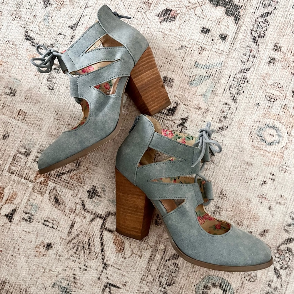 Restricted Blue Shoes Size 5.5